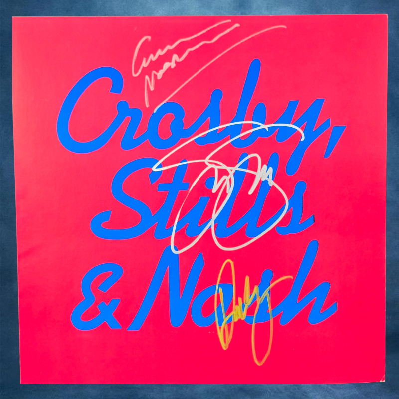 Crosby Stills Nash - signed Promo Poster