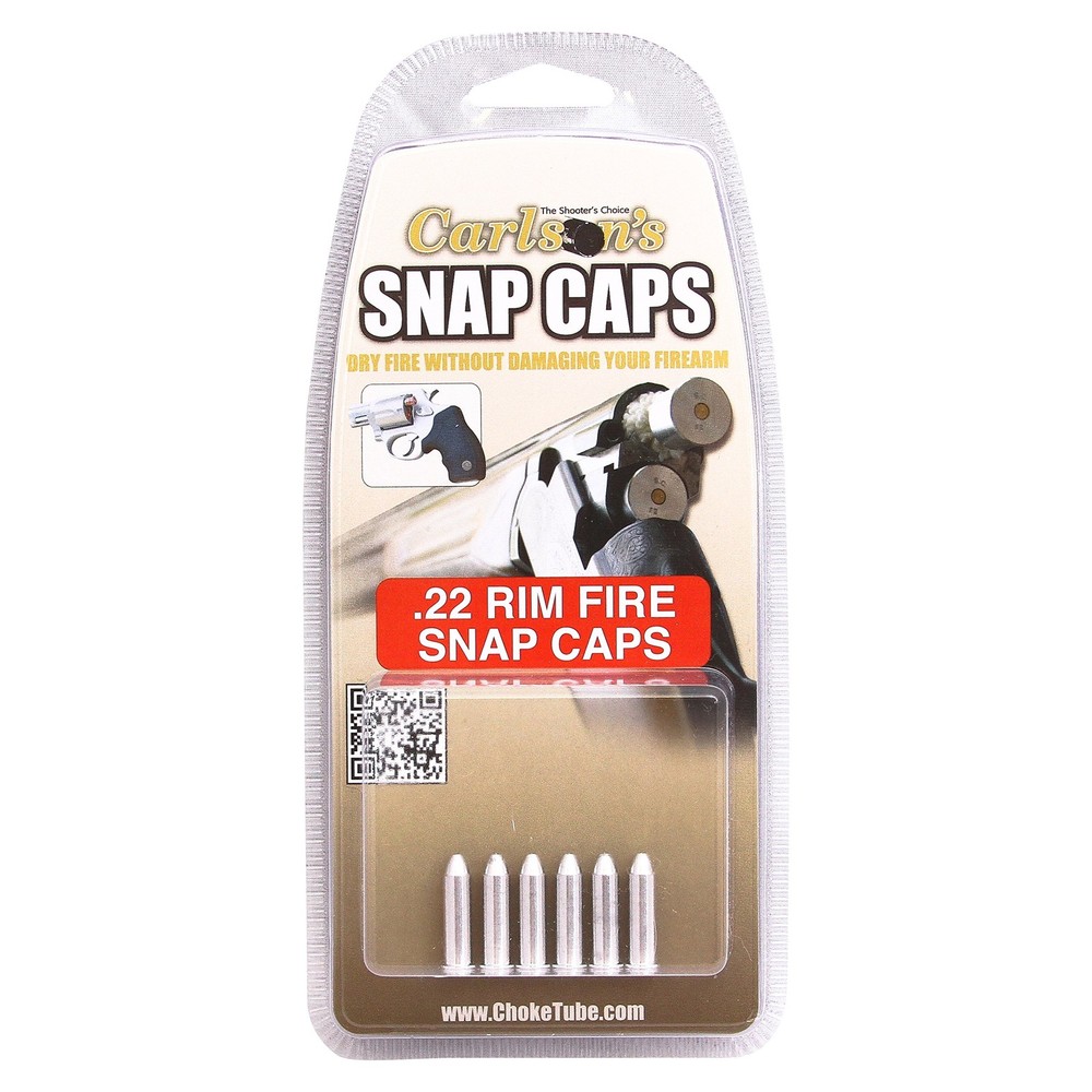 Carlson's Choke Tubes Rimfire Snap Caps 6 Pack.22