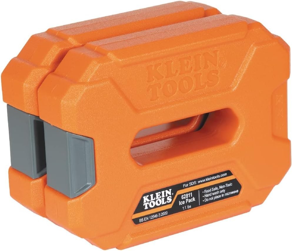 NEW 2PK Klein Tools 62811 Ice Packs Stackable & Reusable SEALED ~ Free Shipping