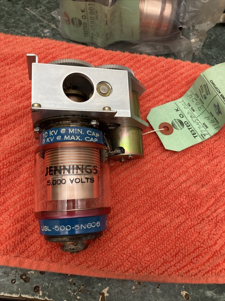 Collins 777-4500-001 Vacuum Variable Shunt Capacitor