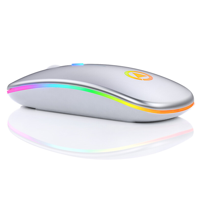 Rechargeable Mouse Wireless Silent LED Backlit Mice USB Optical