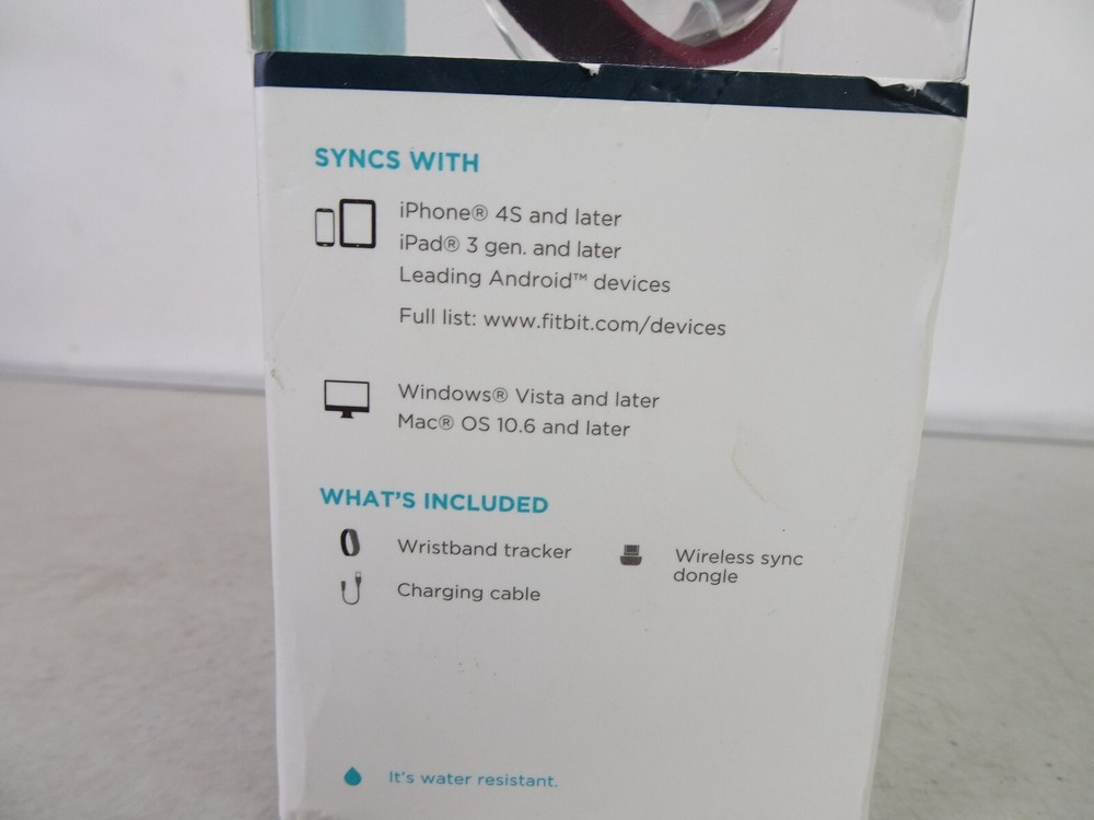 Fitbit Charge Wireless Activity Tracker Small Red (Maroon) - New in Box