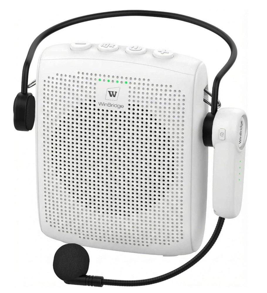 Wireless Voice Amplifier with Headset Microphone,Personal Wireless Bluetooth ..