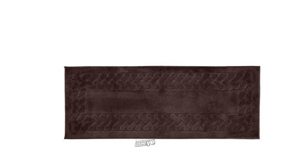 22" x 60" Herringbone Runner Brown
