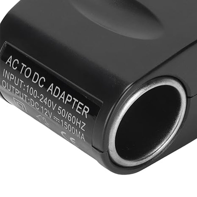 New 110V - 240V AC Plug To 12V DC Car Cigarette Lighter Converter Socket Adapter