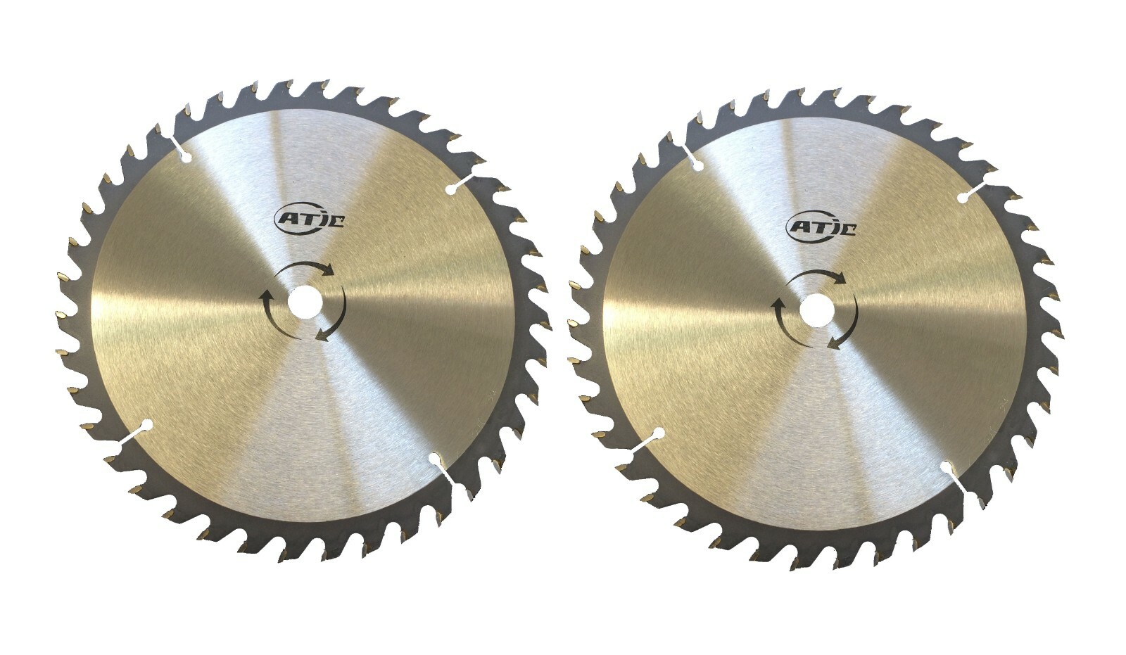 2 pk 9" 40T Tungsten Carbide Tipped Circular Wood Cutting Saw Blade 5/8" Bore