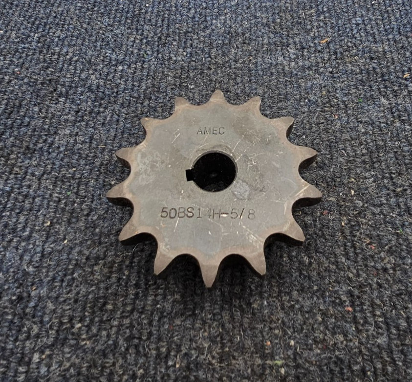 AMEC 50BS14H-5/8: Roller Chain Sprocket 14 Teeth
