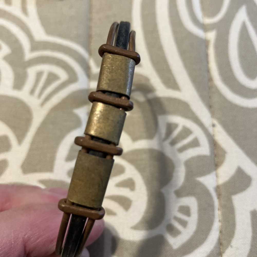 Flat Top Copper Bracelet Adjustable Made In Senegal