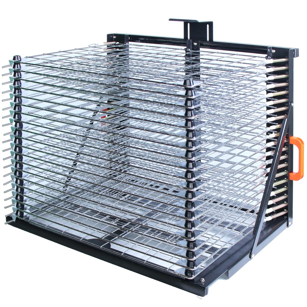 Flat Push-Pull Type 20Layer Desktop Drying Rack for Drying&Stacking Easy Operate