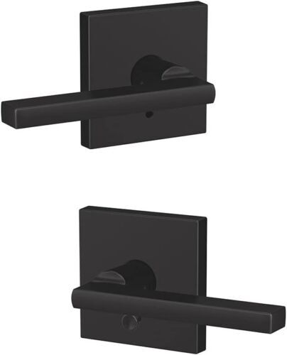Schlage Latitude Passage Door Lever Set with Collins Trim, FC21 LAT COL
