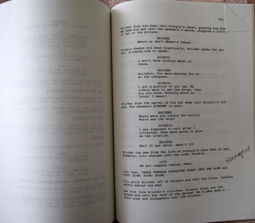 Rylend Grant and Dikran Ornekian " Smugglers " Original Screenwriter Script