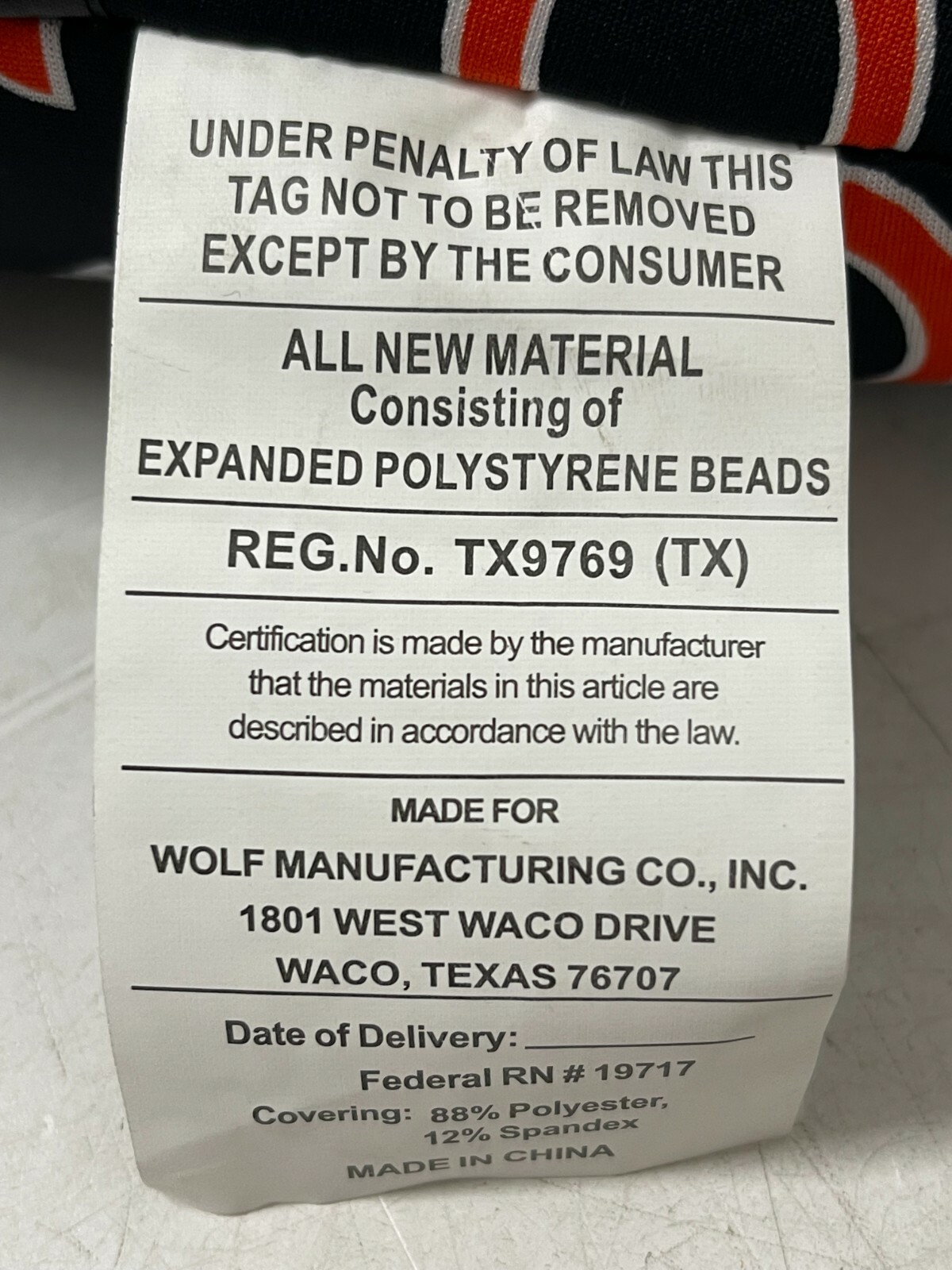 🏈 Travel Neck Pillow Chicago Bears 2190NF-CHI 🏈