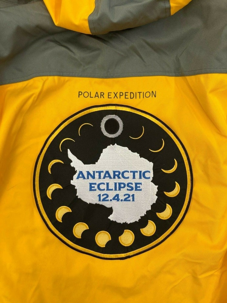 TOTAL SOLAR ECLIPSE ANTARCTICA 12" SOUVENIR GIANT EMBROIDERED PATCH TOTALITY