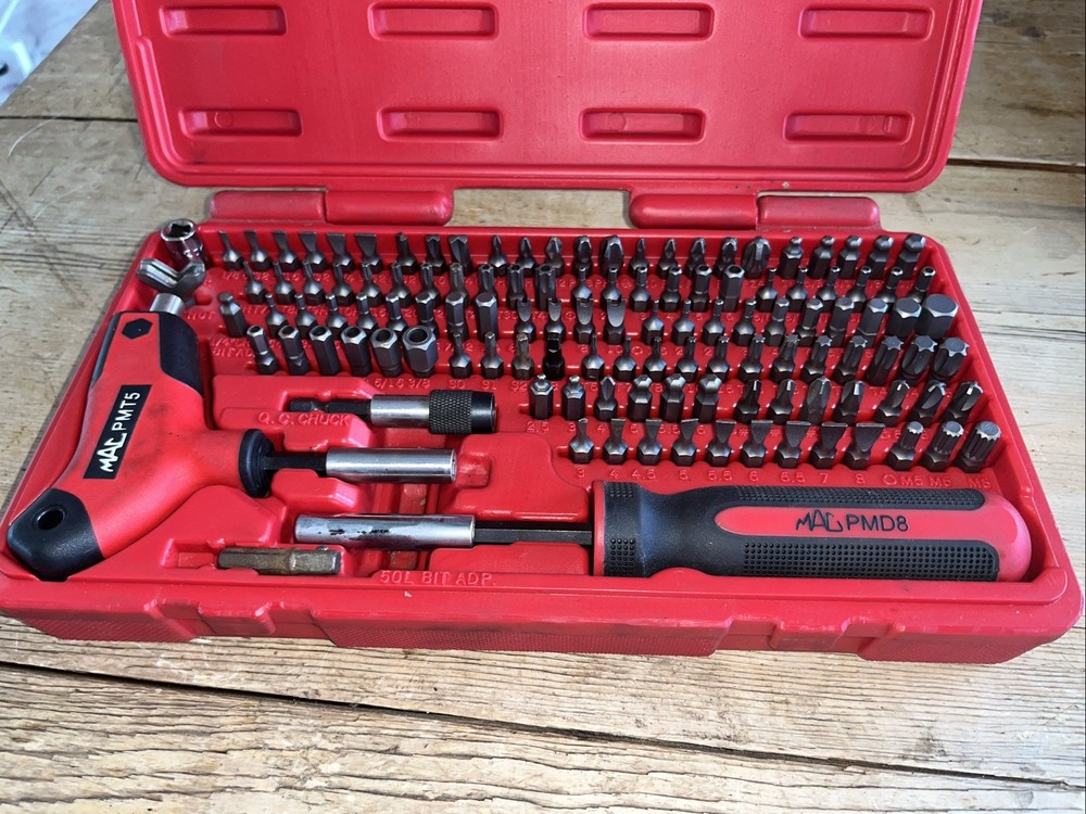 MAC Tools Screwdriver Set SPM123B T Handle Specialty Bits