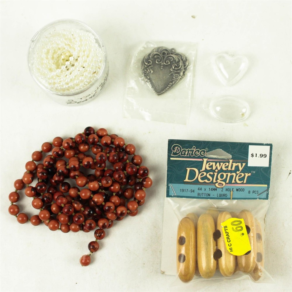 Assorted Jewelry Making Accessories Beading Tools Components Kit - Used