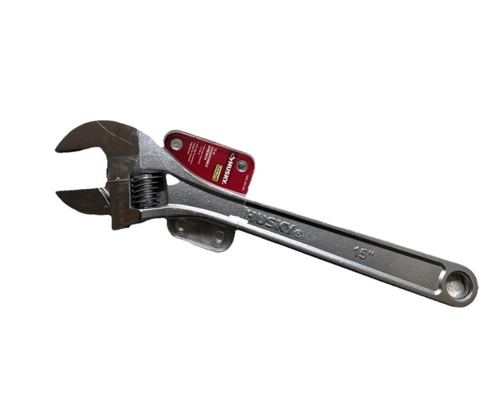 15" Husky Adjustable Wrench New