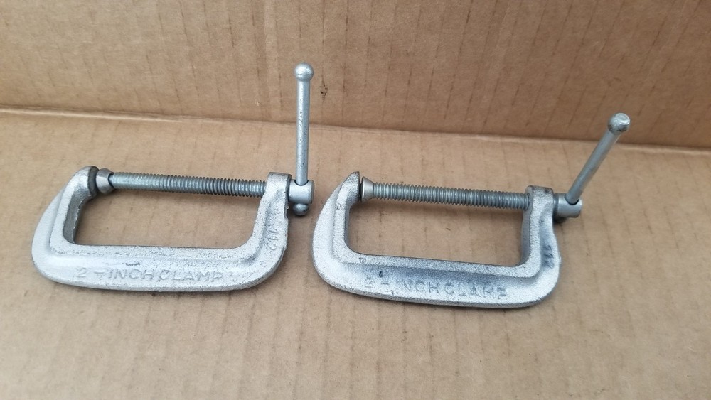 2PC 2inch No.112 C Clamp Working VGC