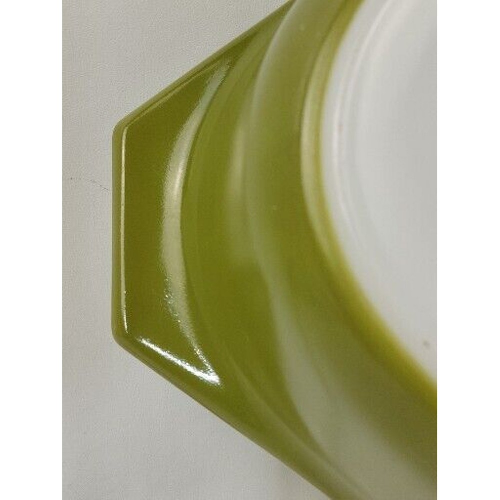 Vintage Pyrex Solid Avocado Green Verde 045 Oval Casserole 2.5qt