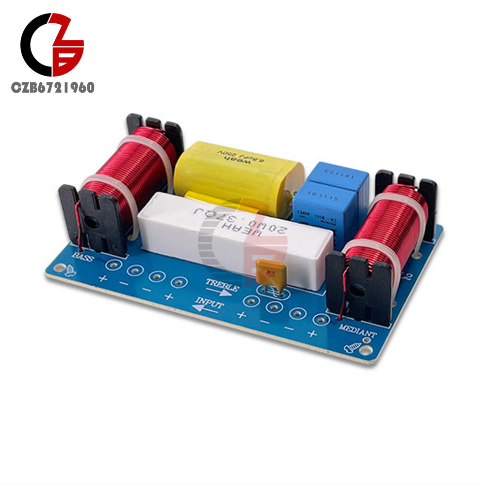 Crossover 3way Crossover Filter HiFi Speaker Modification Upgrade crossover 120W