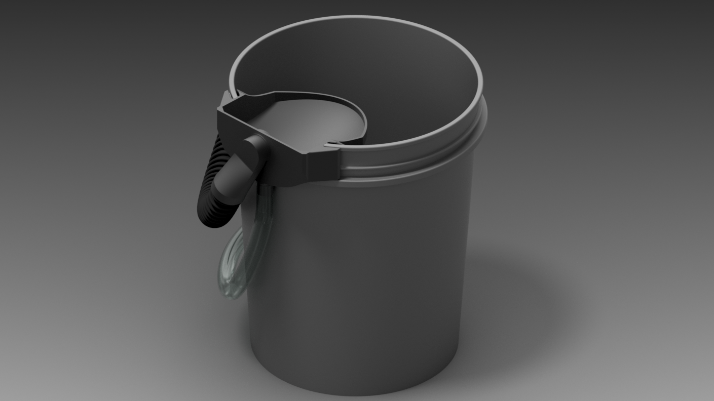 DIY Compost Toilet In-Bucket Urine Diverter and Ventilation Kit