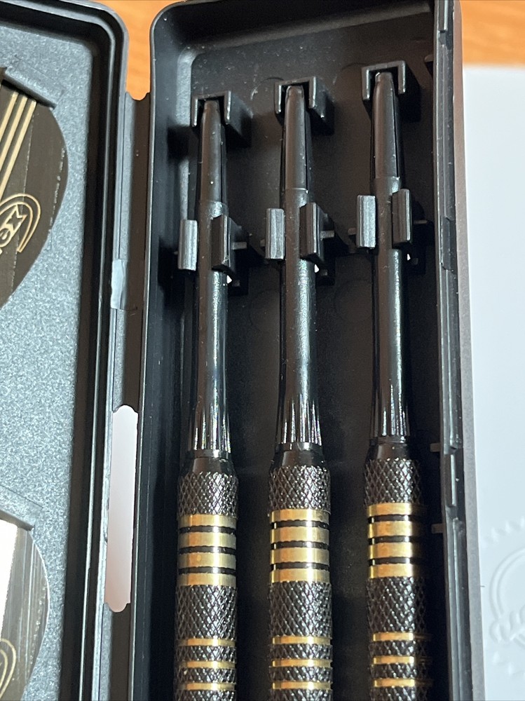 Halex Brass Soft Tip Dart Set Brass Darts Case Extra Tips Sealed
