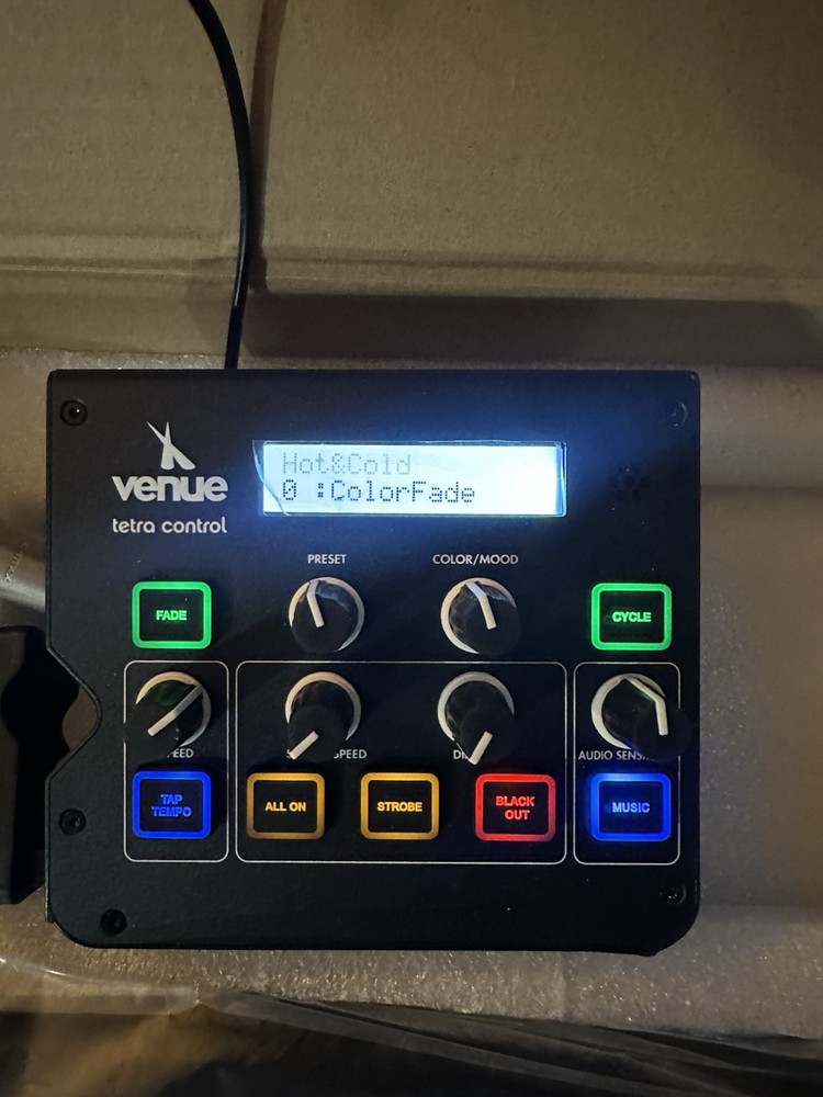 Venue Tetra Control Intuitive DMX Controller With Footswitch