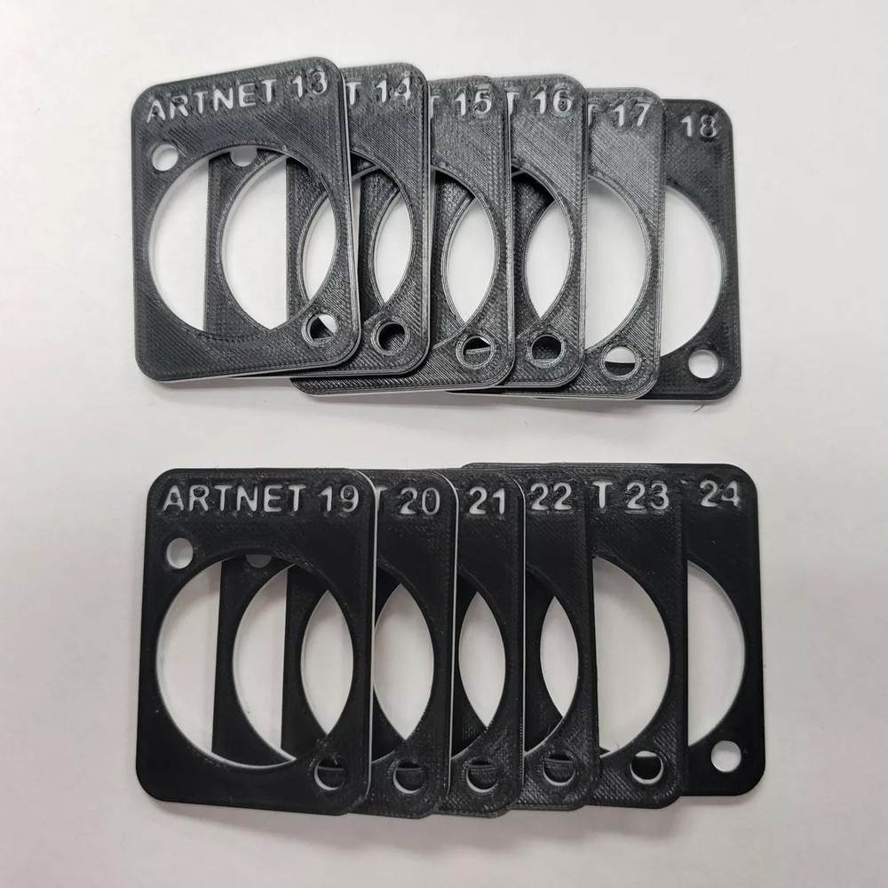 Rack Panel Labels "ArtNet" 13-24