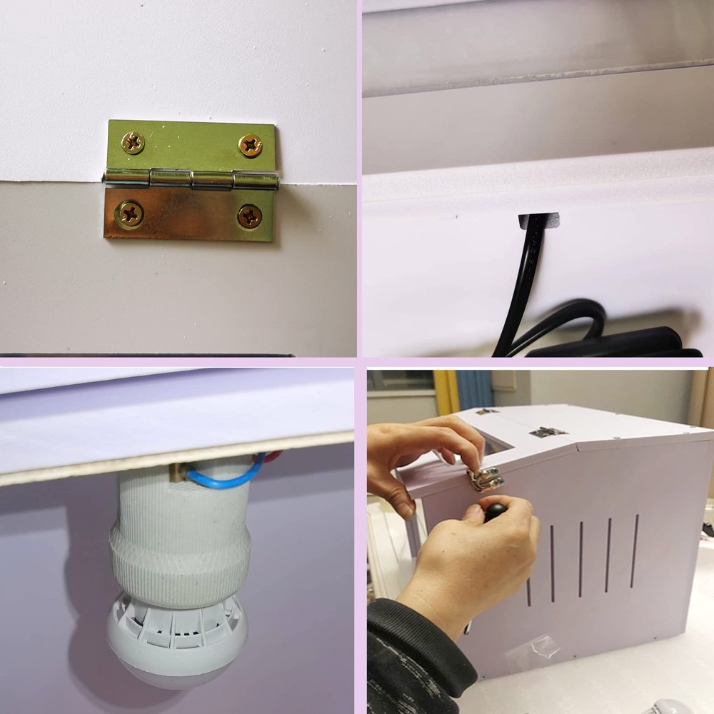 Chick Brooder Heating Brooding Box -Chicken Brooder Warms Up to 10-15 Newborn...