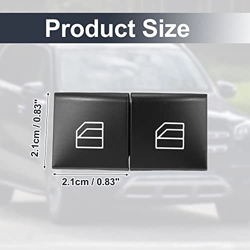 4pcs Driver Window Switch Button Covers Power Window Master Switch Repair