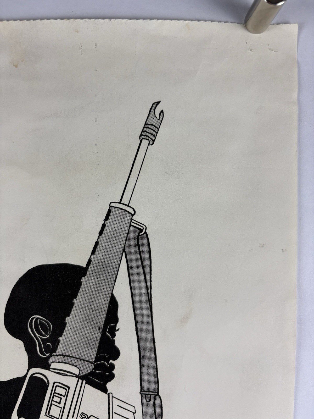 BLACK PANTHER PARTY Political Poster 1967 BPP Emory Douglas BLACK STUDIES Rifle