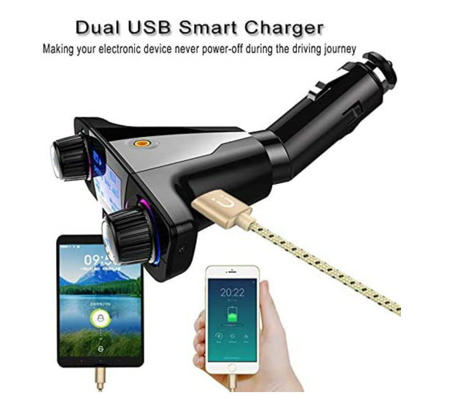 Radio Para Carro Carros Audio Autos Coche Bluetooth USB FM Transmisor para Auto