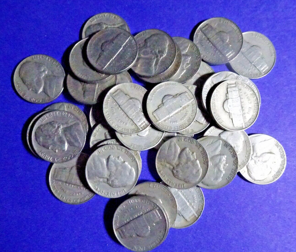 1946-P JEFFERSON NICKEL (5c)  "BETTER THAN AVERAGE"  CIRCULATION (1) ONE ONLY!