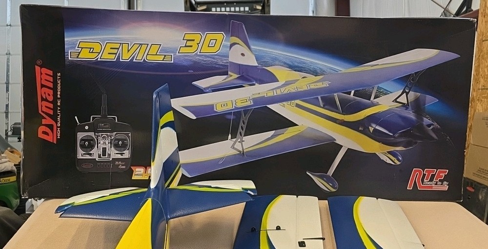 Dynam Devil 3D Plug-In & Fly RC Aiplane
