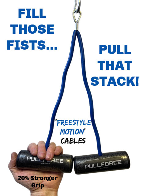 LPGmuscle PULL FORCE Double Handle Cable Machine Attachment