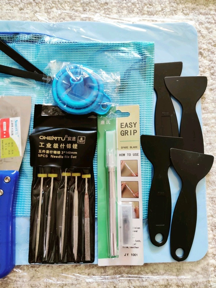 Resin 3D Printer Tool Kit Clean Basic Tools with Plier, File, Tweezer ETC