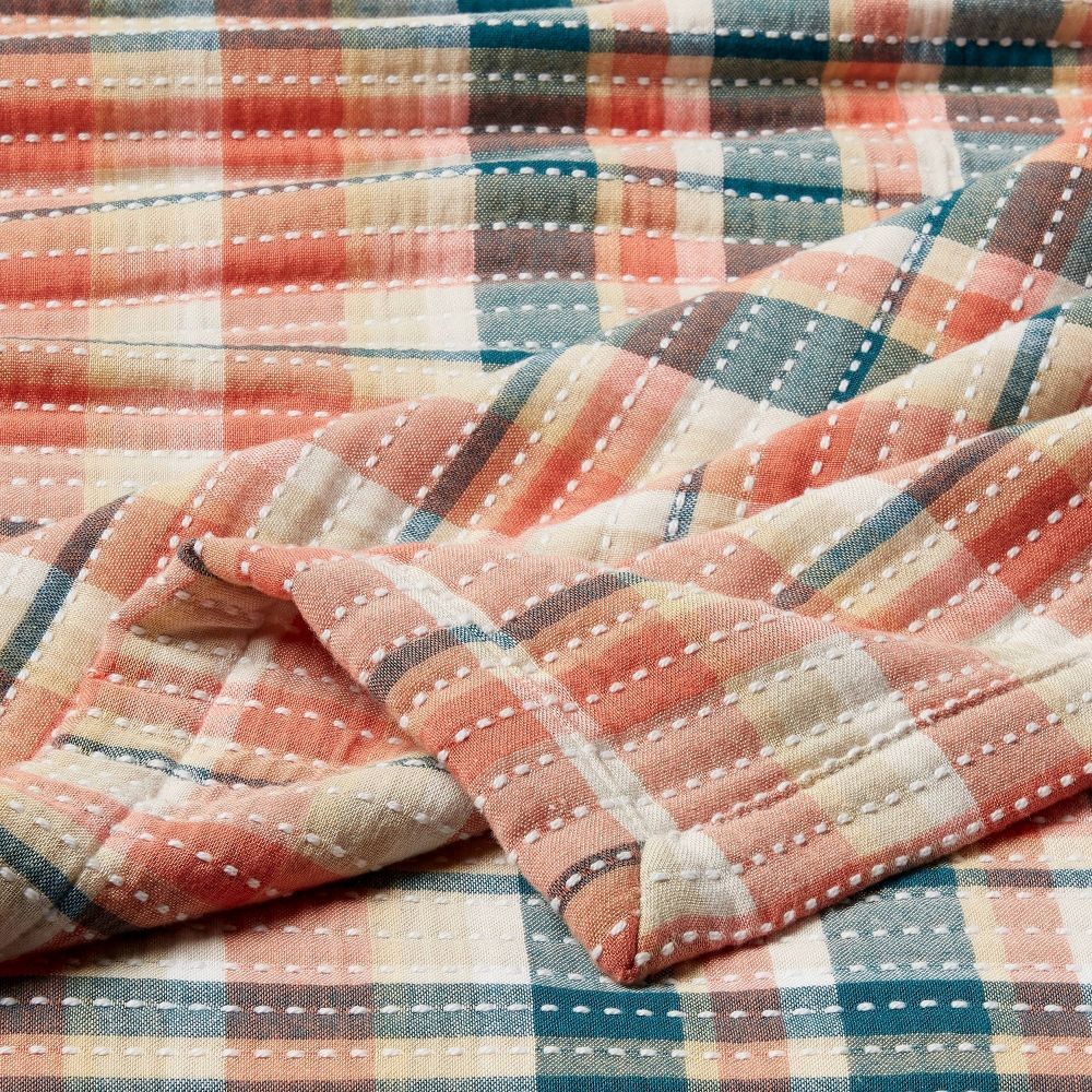 King Spring Matelasse Blanket Plaid - Threshold