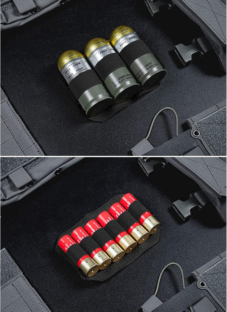 Tactical Bag Insert Elastic Holder Modular Elastic Panel Hook Organizer Pouch In