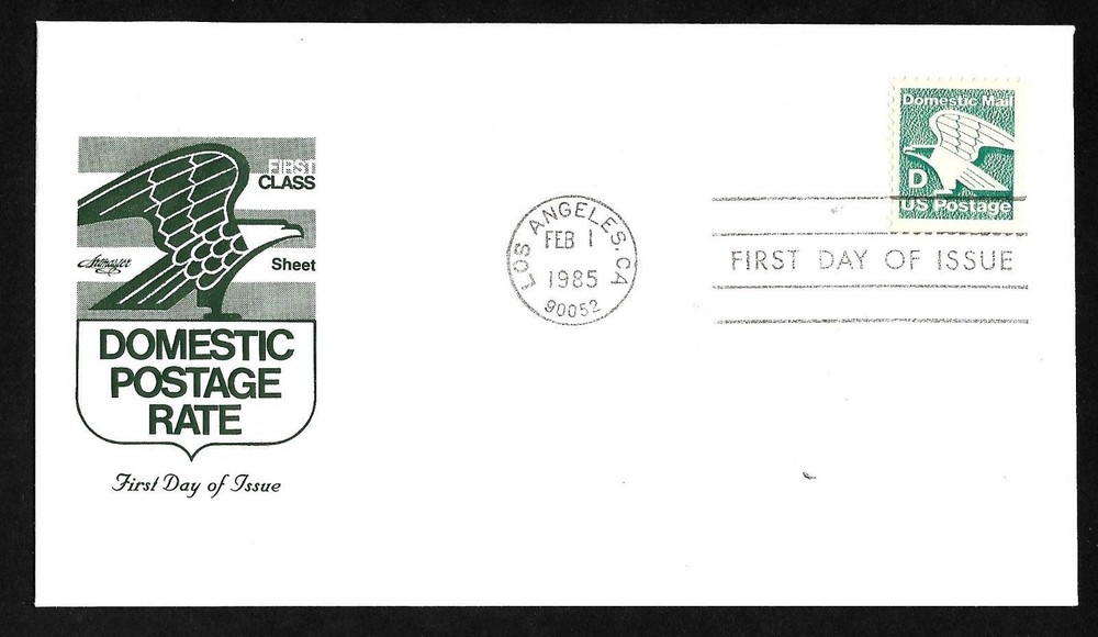 #2111 (22c) "D" & Eagle Artmaster FDC