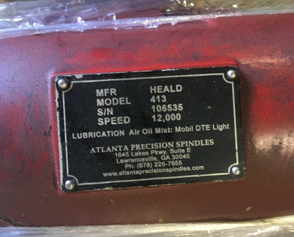 RedHead Spindle Serial Number: 106535