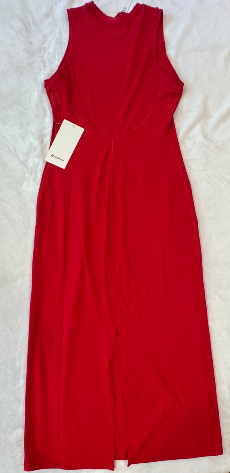 NWT Lululemon All Aligned Midi Dress DKRD Dark Red Size 8