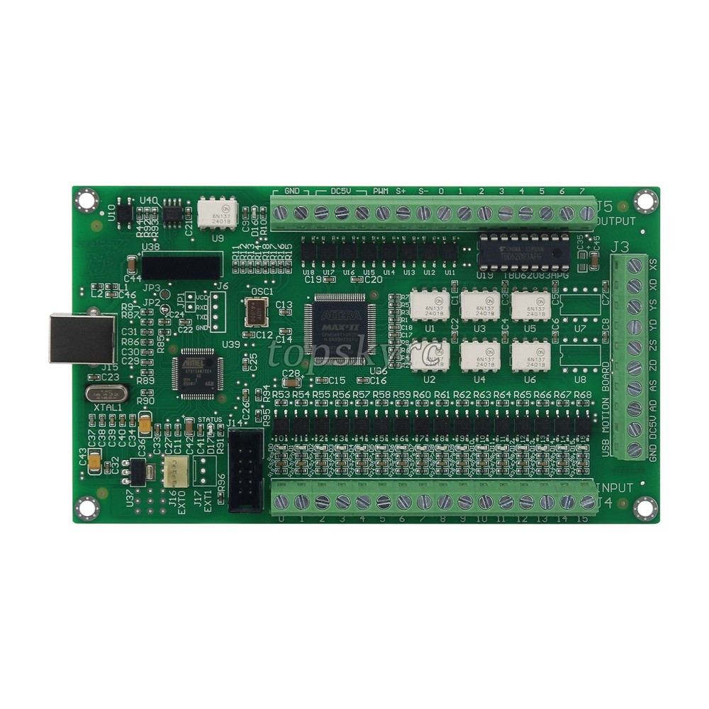 AKZ250(B)3-Axis Motion Controller Card Mach3 Breakout Board USB Driver-Free