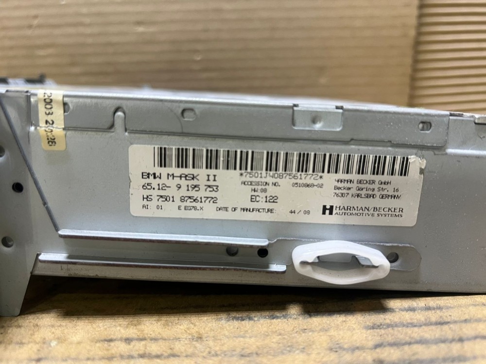 2007-2010 BMW X5 E70 E71 and X6 Audio System Controller Professional 9195753