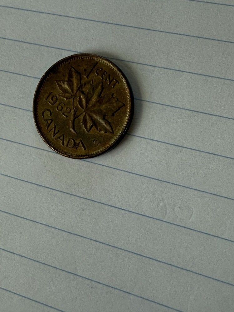 1962 Canada 1 Cent Coin