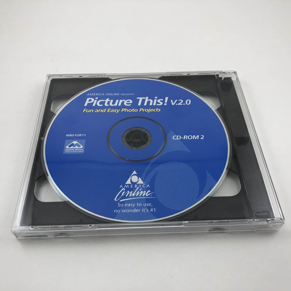 Picture This! V.2.0 Fun Easy Photo Projects PC WIN 95/98 CD-ROM 2 Disk Set