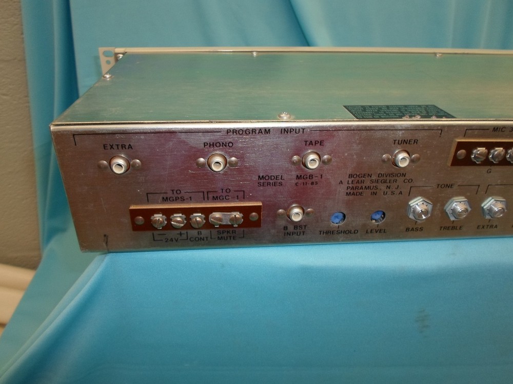 Bogen Model MGB-1 B Program Console Unit