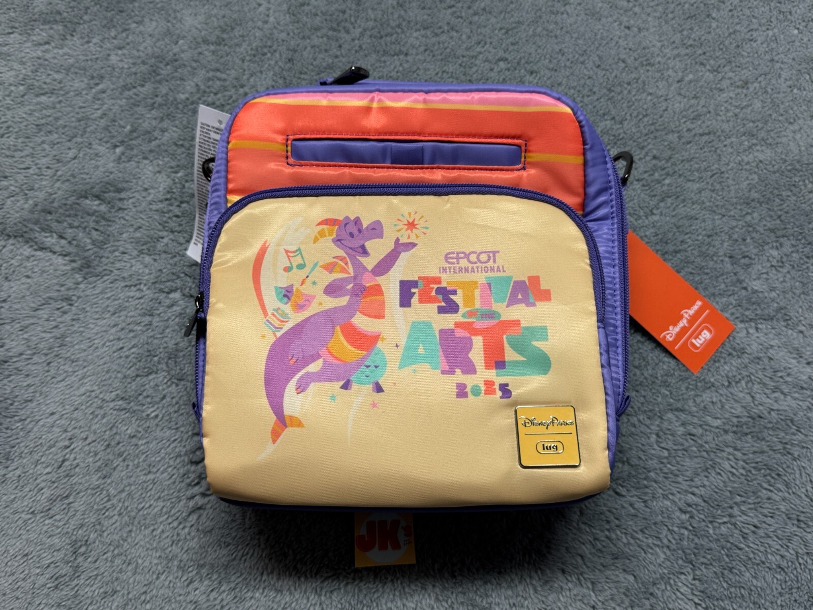 NEW Disney Figment Lug Crossbody Bag Festival of the Arts Epcot 2025 Purple