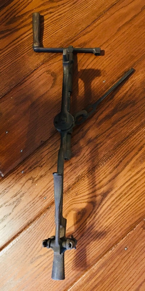 Rare Antique Hand Crank Drill Press