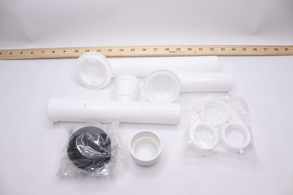 Poly Pipe Bath Waste and Overflow Drain