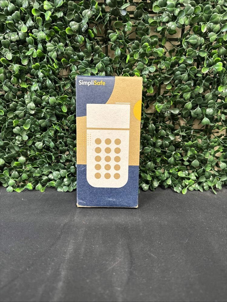 SimpliSafe Keypad White Wireless Touch-to-Wake Home Security SSKP3