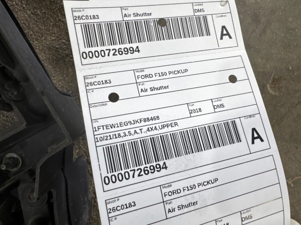 F150 2018 Air Shutter 2126230